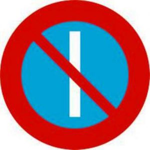 Biển cấm đỗ xe ngày lẻ