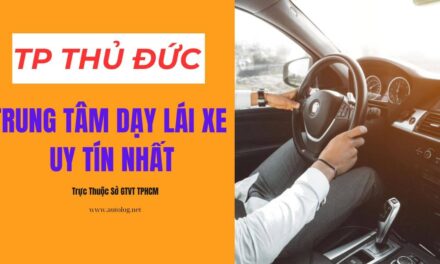 Danh Sách Các Trường Dạy Lái Xe Tại Thủ Đức Uy Tín Nhất