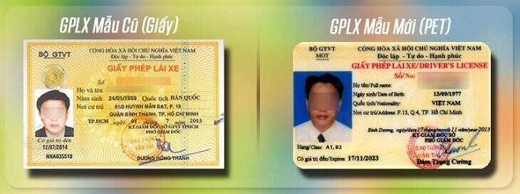 đổi bằng lái xe giấy sang nhựa ở đâu