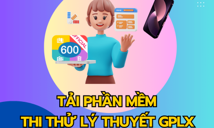 TẢI PHẦN MỀM THI LÝ THUYẾT 600 CÂU